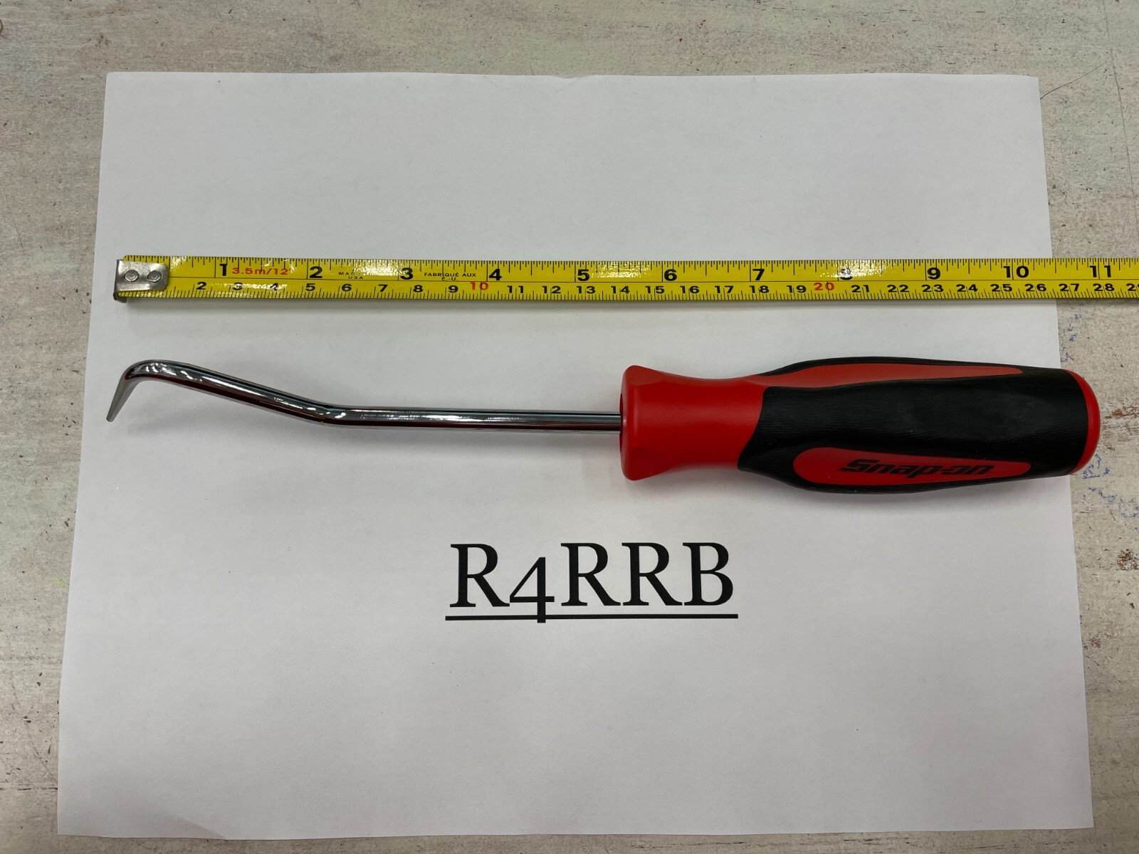 Snap-on Tools USA NEW 10″ Length RED Soft Grip Radiator Hose Pick SGA173BR