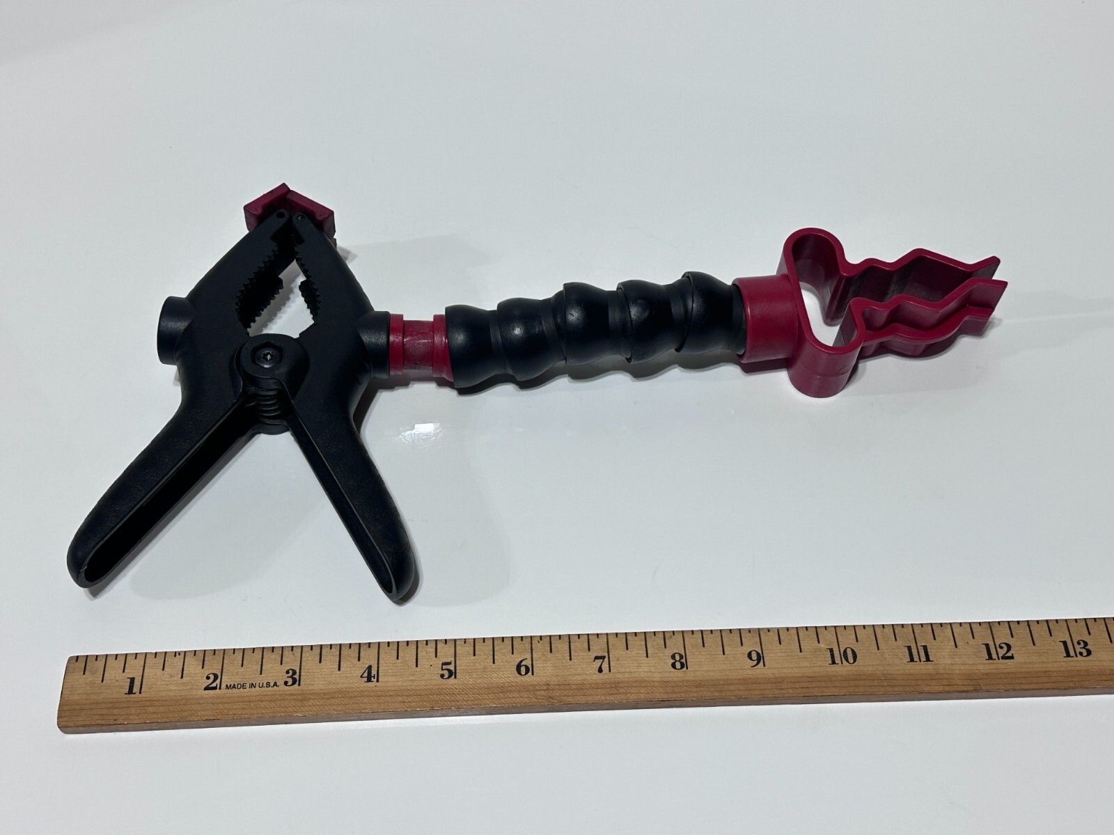 Matco Tools FHCLAMP Flexible Adjustable Clamp w/ Red Rubber Pads, Clip-On