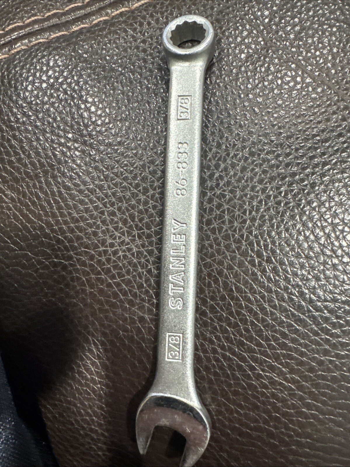 Stanley | 3/8″ 6-Point Combination Wrench | # 86-833 | USA