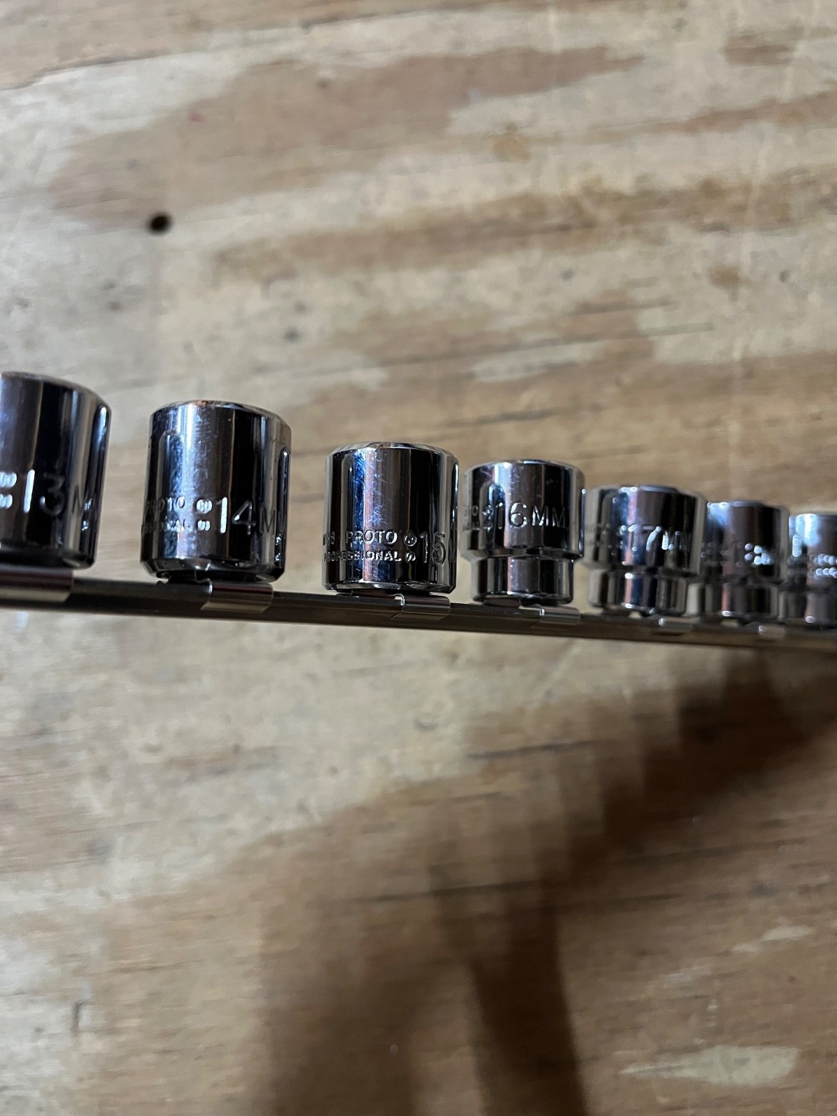 Proto USA 11 PC 3/8 Metric Shallow Socket Set – NEW