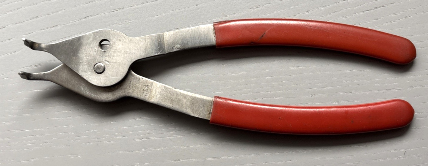 Blue Point #PR349A Internal External Angled Tip Snap Ring Pliers Convertible