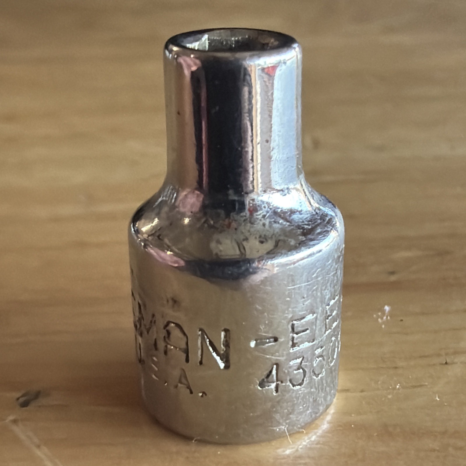 Craftsman 4mm Shallow Socket 1/4″ Drive 6 Point EE Series 43505 USA