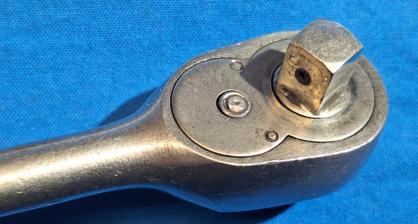 Old Logo Snap-On GF70S 7″ LONG Vintage 3/8″ drive ratchet industrial WORKING