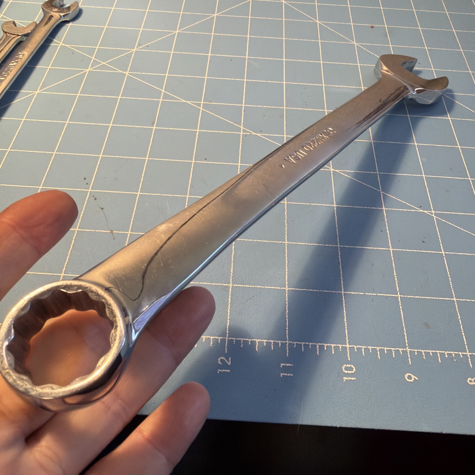 Snap-On Tools OEXM220 22mm Metric Combination 12 Point Wrench Chrome USA
