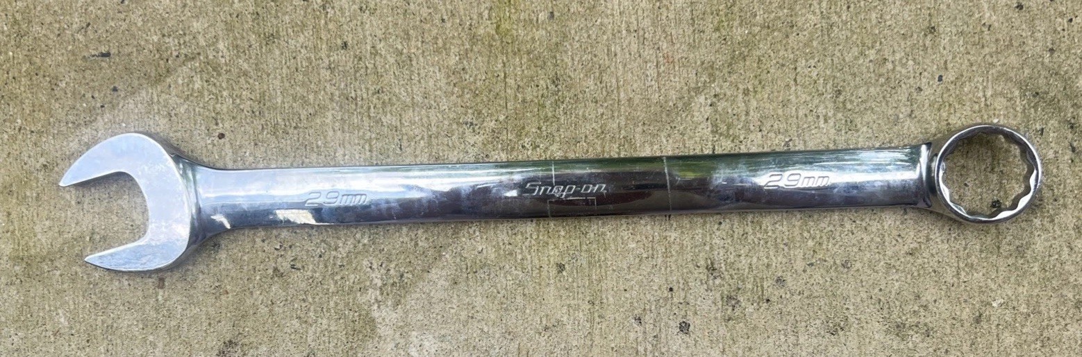 Snap-On 29 mm 12-Point Metric Combo Wrench. OEXM290B. (2B1)