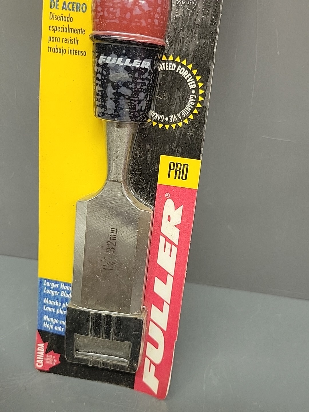 Fuller 1-1/4″ Pro Wood Chisel 300-0955 32mm New Old Stock – Canada