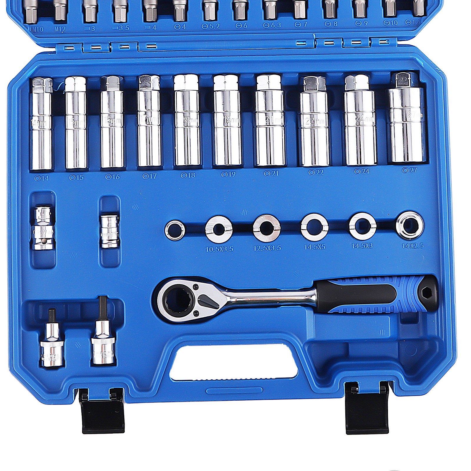 Strut Nut Removal Installation Tool 50-Pieces Socket Wrench Set For All Vehicles