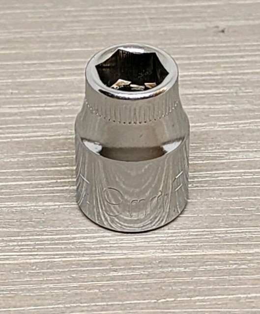 Craftsman USA 9mm Socket 6 Point 3/8″ Drive G 43541 (Top Knurl)