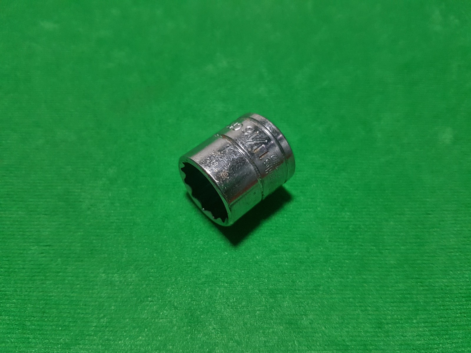 Halfords advanced 11/16af 3/8″ drive 12 point shallow socket chrome FREE POST