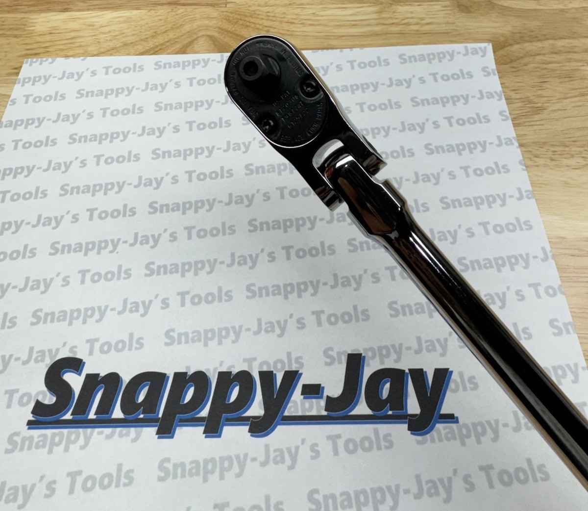 Snap-on Tools 3/8″ Drive POWER BLUE X-Long Quick Release Flex Ratchet FHRLLF80