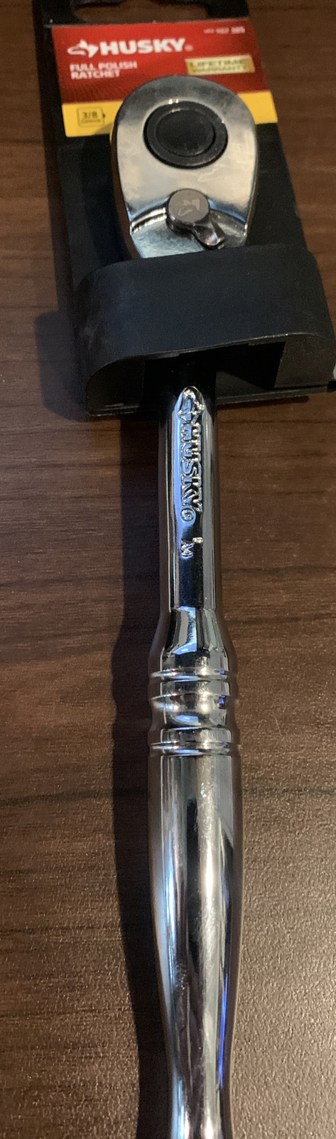 Husky 3/8″ Drive Full Polish Quick Release Ratchet 107 385 Brand New