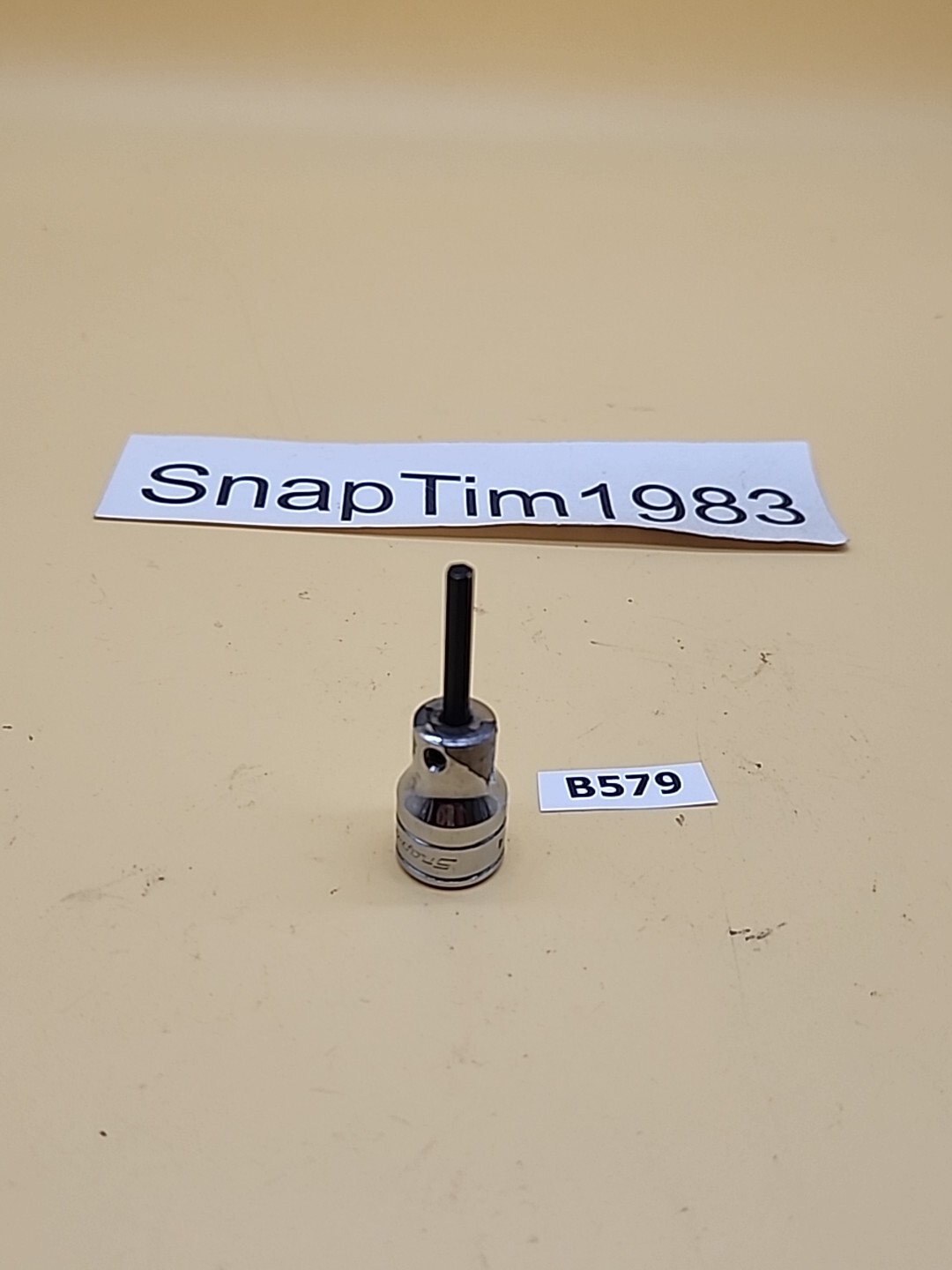 Snap-On Tools 3/8″ Drive 9/64″ SAE Hex Bit Chrome Socket FA4.5A USA