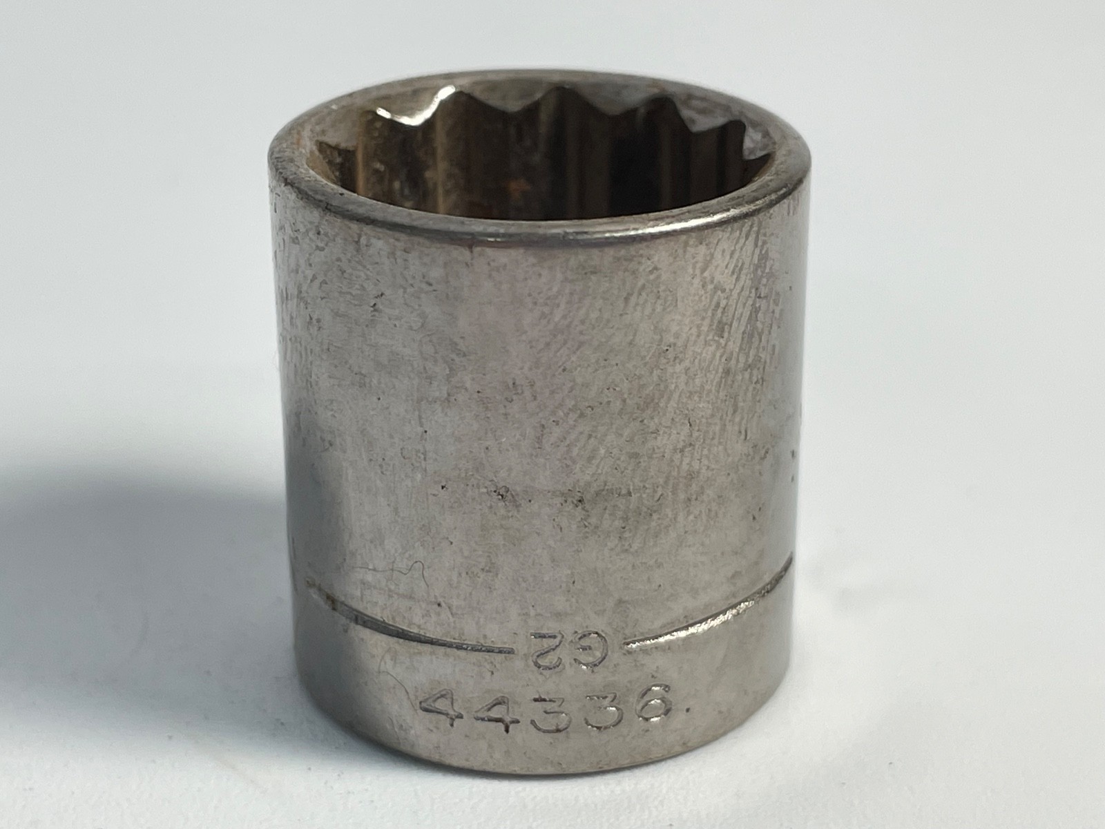 Craftsman 3/8″ Drive 11/16″ 12 Point Shallow Socket SAE -G2- 44336 USA Vintage