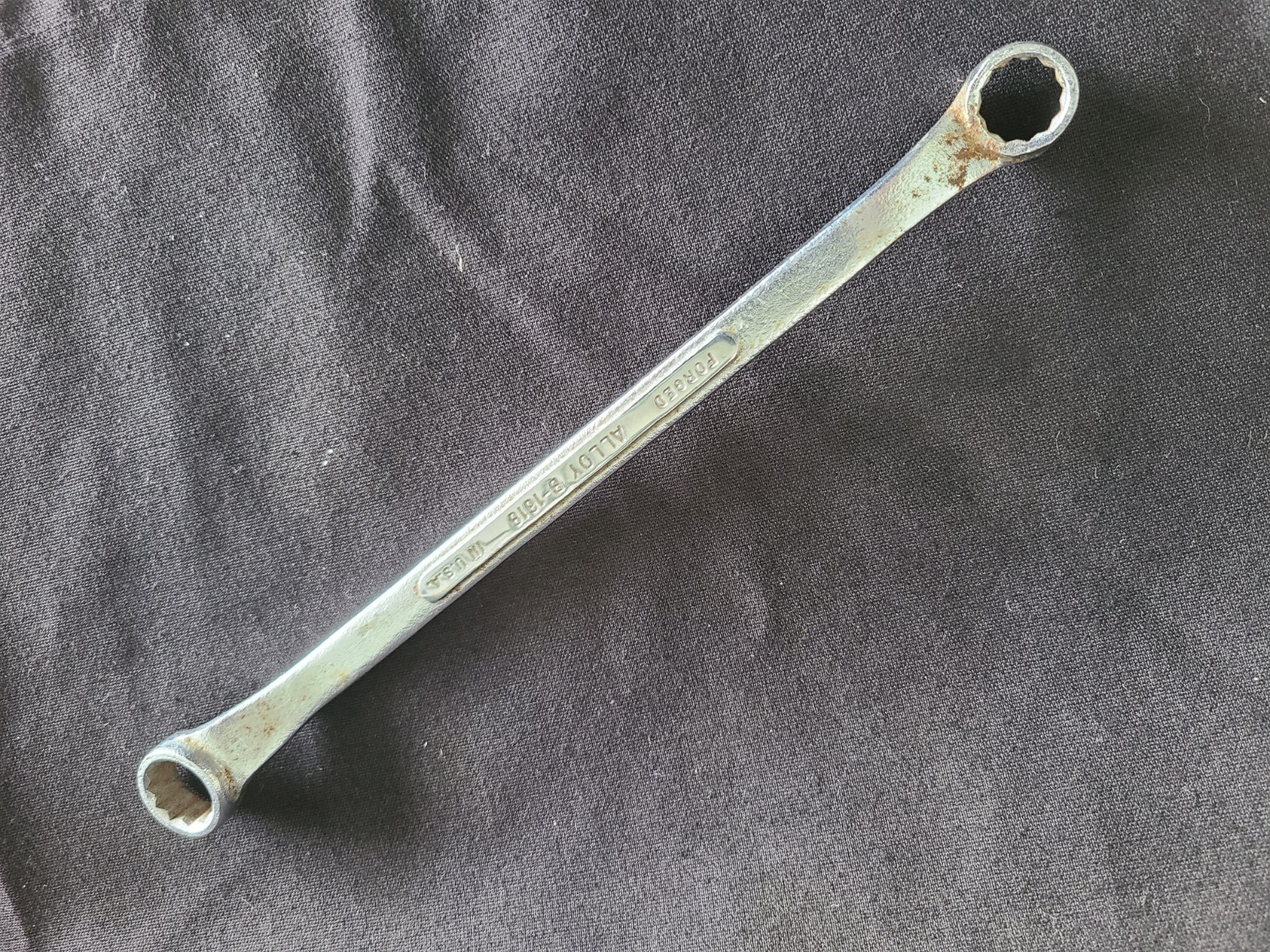 S-K Tools Offset Double Box End Wrench B-1618 1/2″ x 9/16″ SAE 12 Pt Free Ship