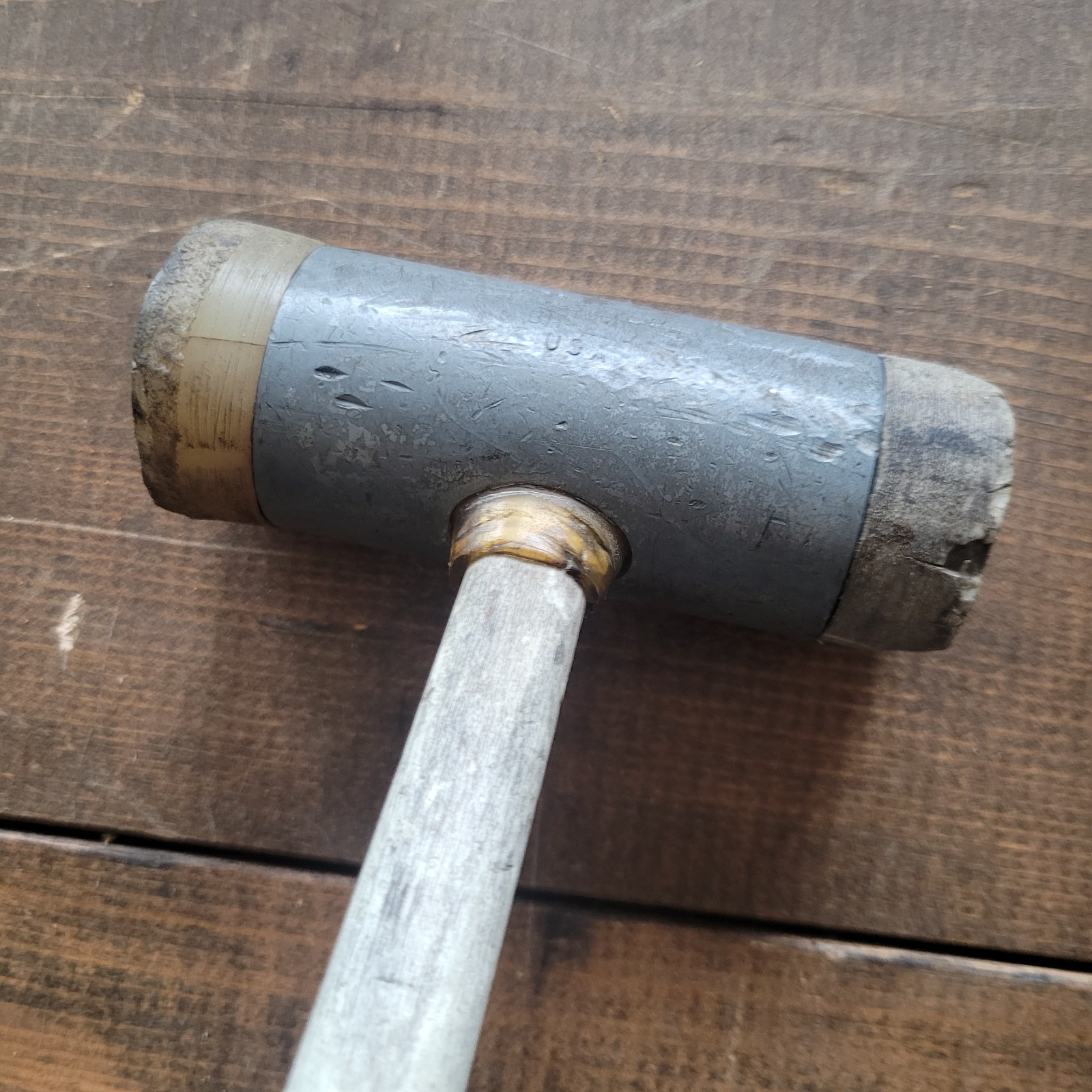 Vintage Snap On BH-232 Soft Face Hammer Changeable Heads Tips Mallet Tool