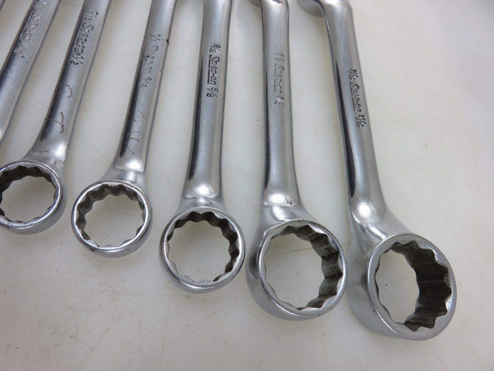 Snap-On XS Series SHORT 10° Offset Box End Wrench 8pc Set 3/16″-13/16″ 12pt
