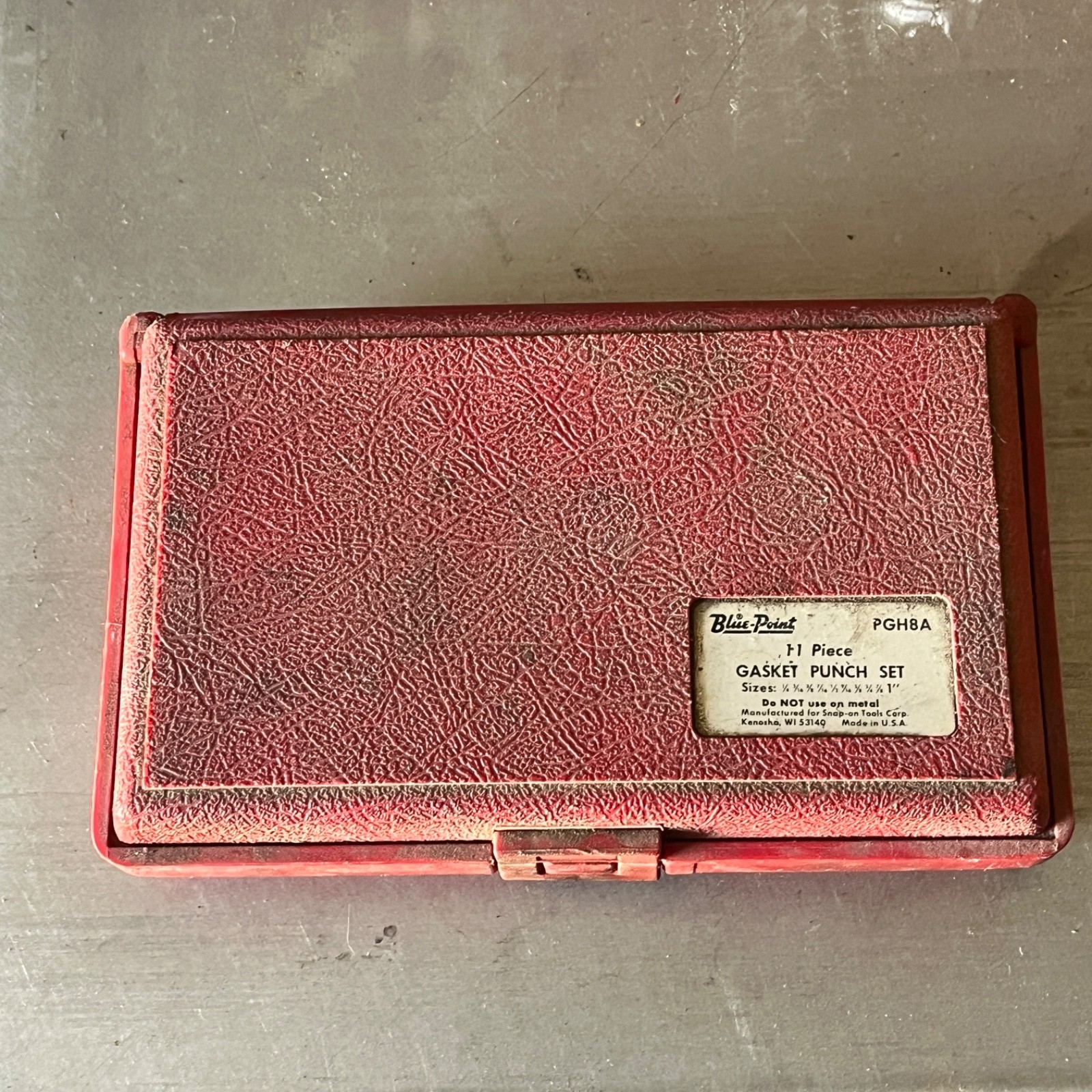 Blue Point PGH8A 9 Piece Gasket Punch Set – missing 2