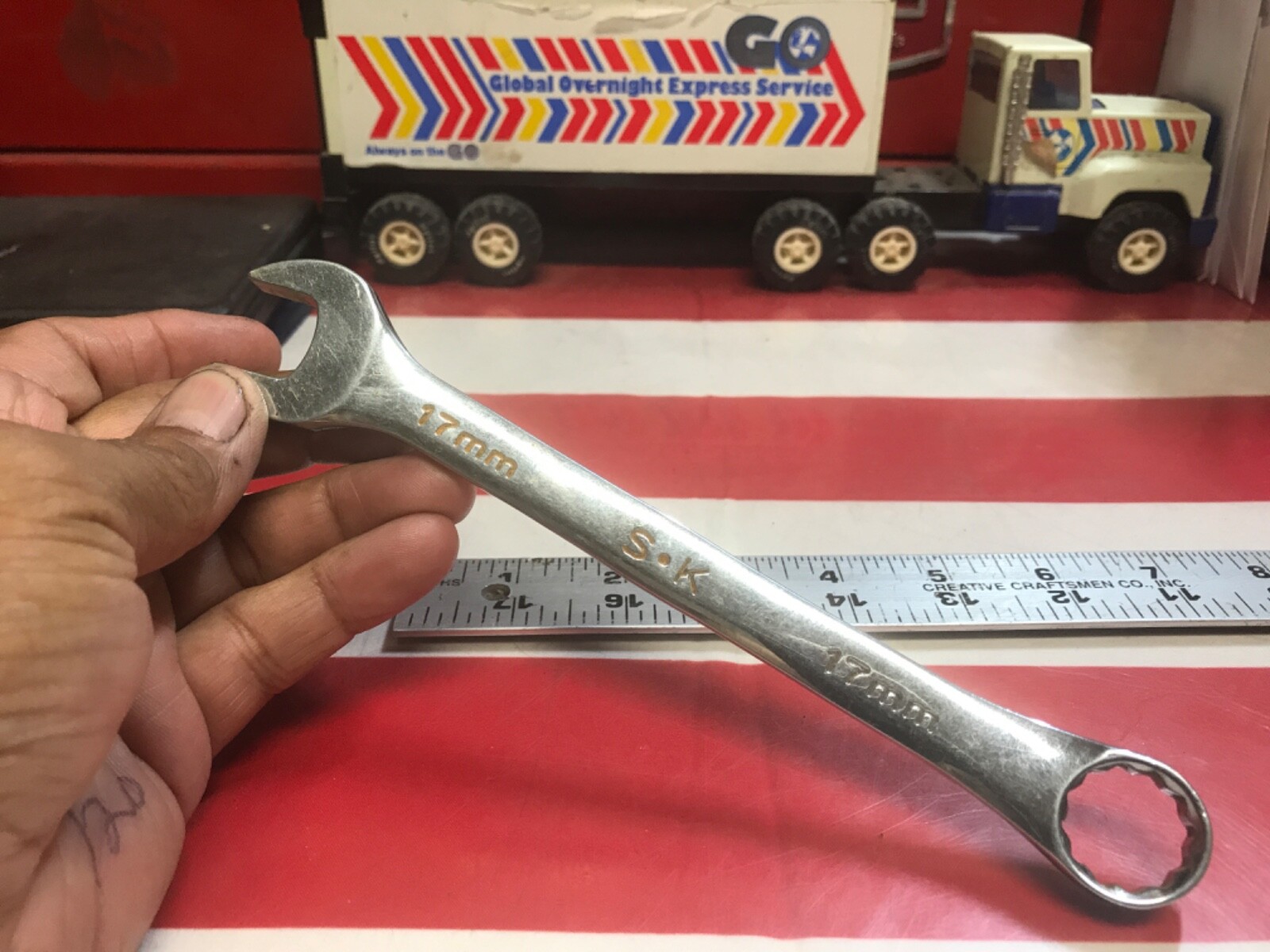 SK tools wrench 17mm 88317 USA 🇺🇸 NICE 👍 1B1B