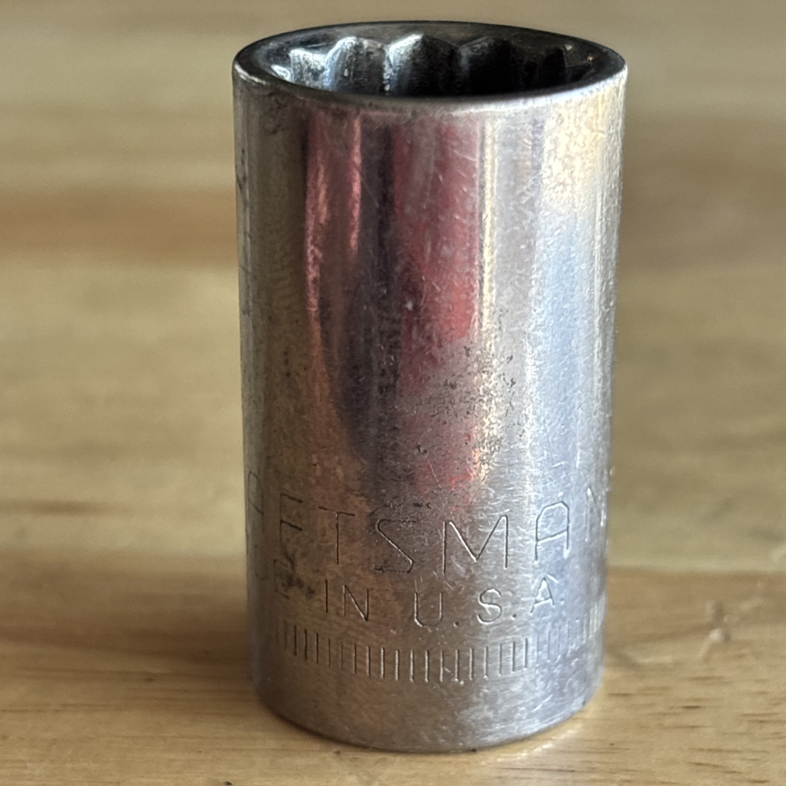 Craftsman 15mm Shallow Socket 1/2″ Drive 12 Point Inverted G1 Series 44236 USA
