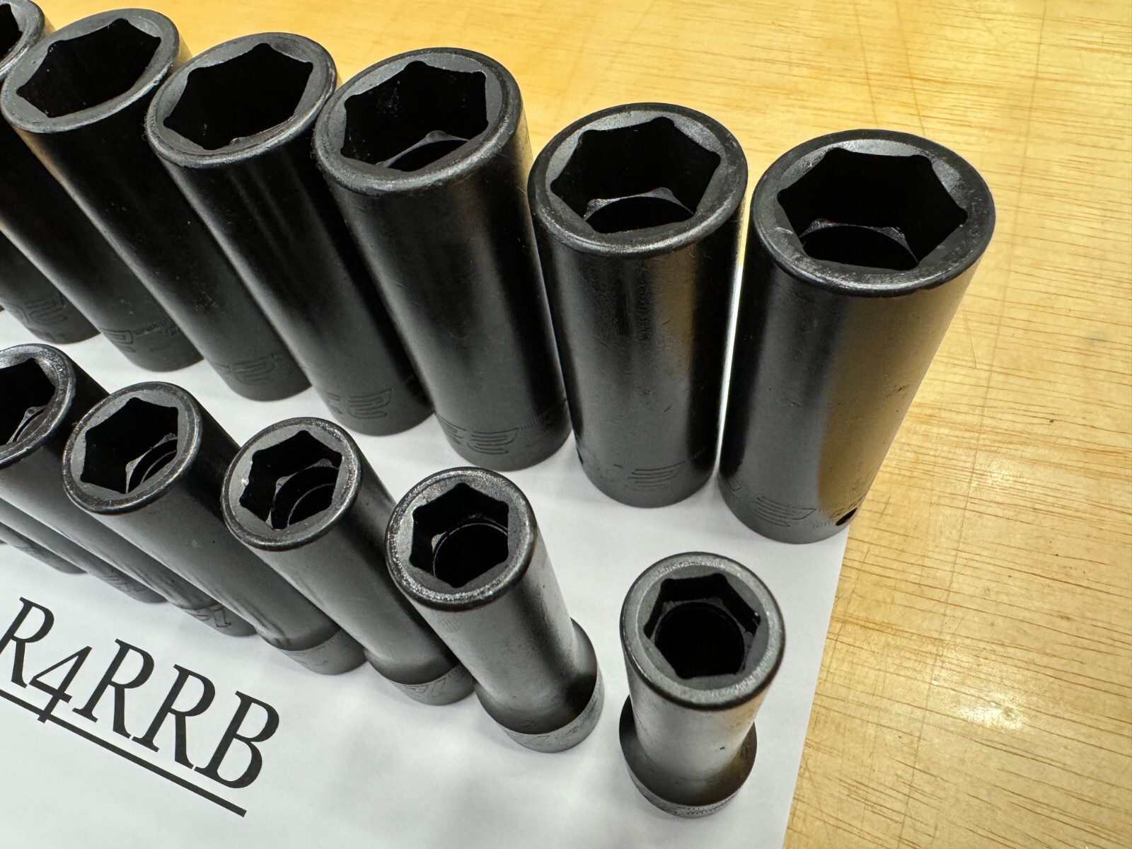 Snap-on Tools USA NEW 18pc 1/2″ Drive Metric 10mm – 27mm DEEP Impact Socket Set
