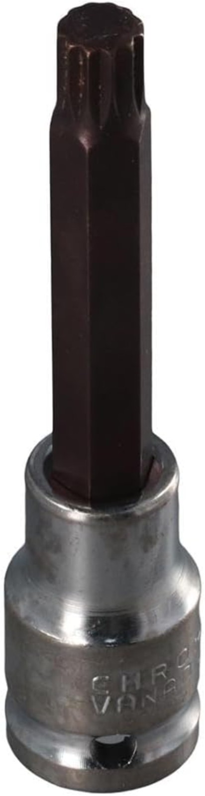 4-Inch M10 Triple Square Spline Bit Socket – Durable S2 Steel for Heavy-Duty Use