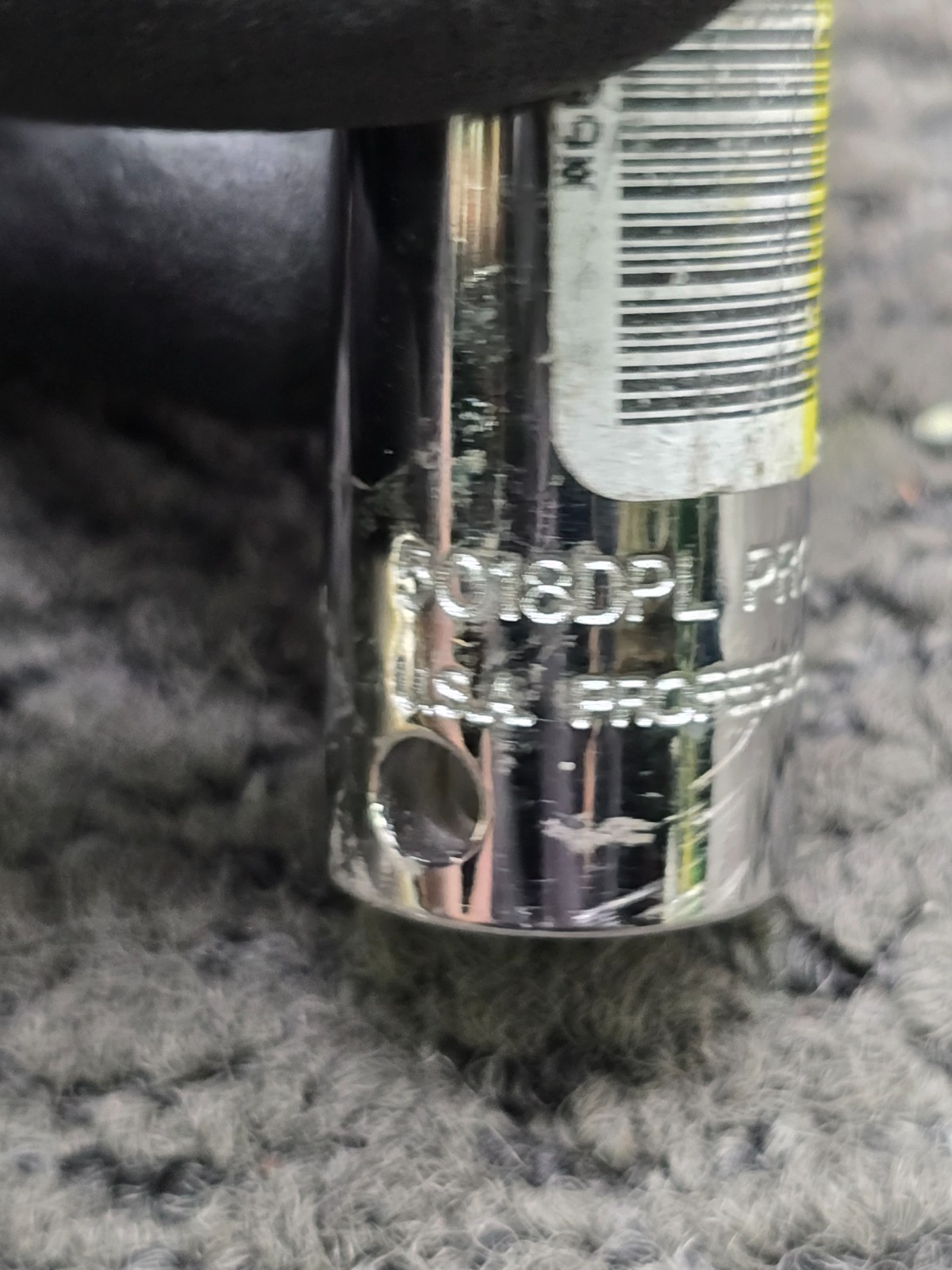 Proto 5018DPL: 3/8-inch Drive 12-Point 9/16-inch #18 Deep Spline Socket Chrome
