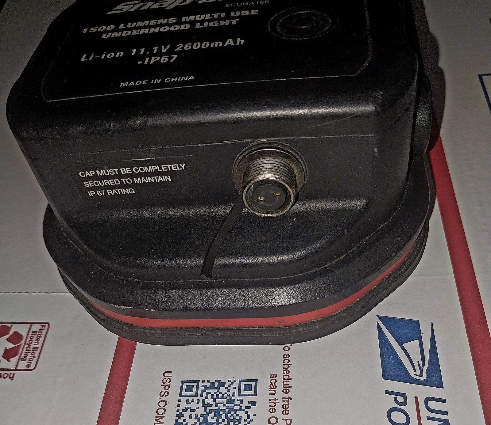 Snap-on Underhood Ecuha158 Ip67 Recharable Work LED Light Lamp Only 1500LM Tool