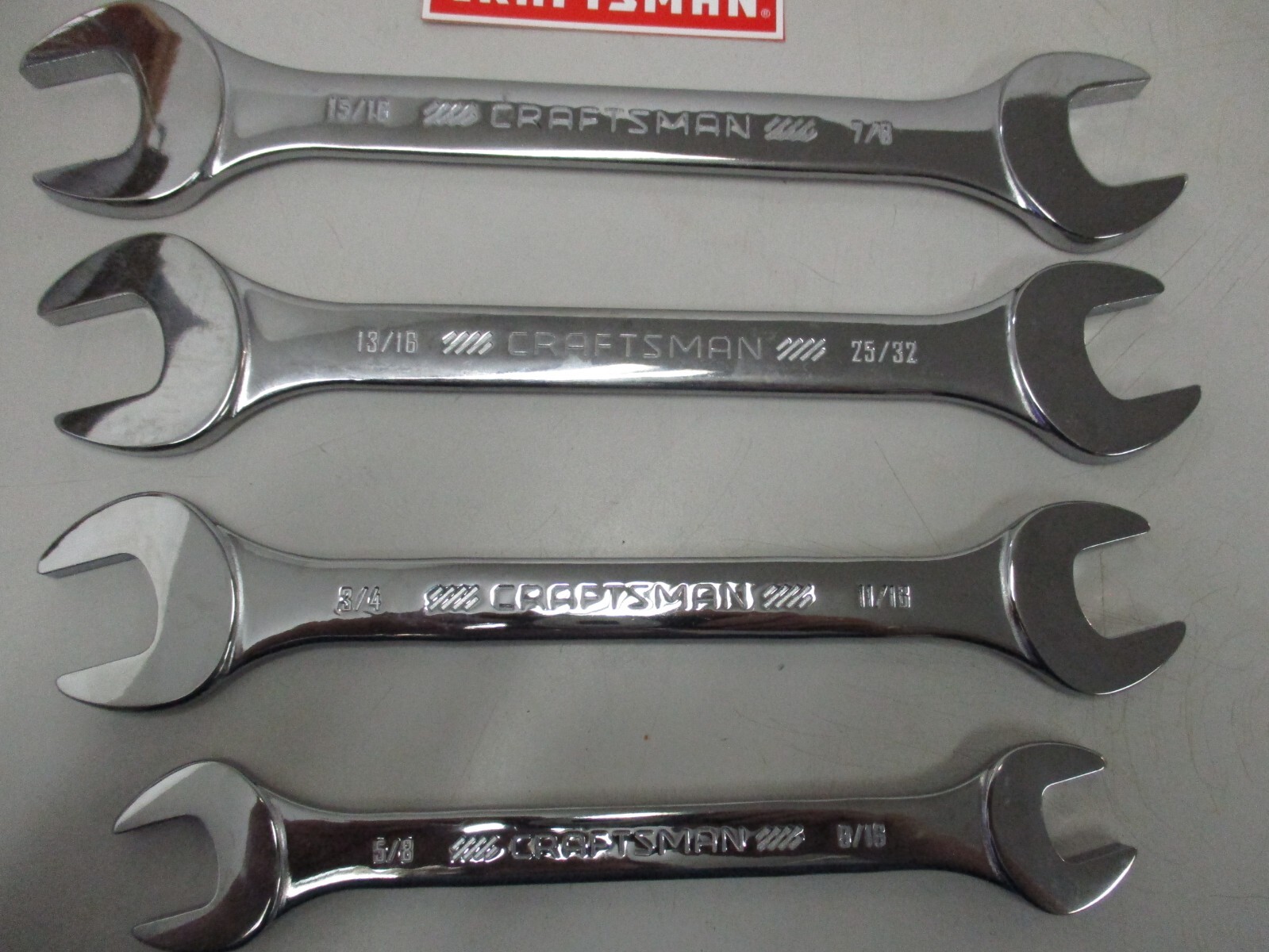 Craftsman 7pc Open End SAE Wrench Set 1/4″ to 15/16″