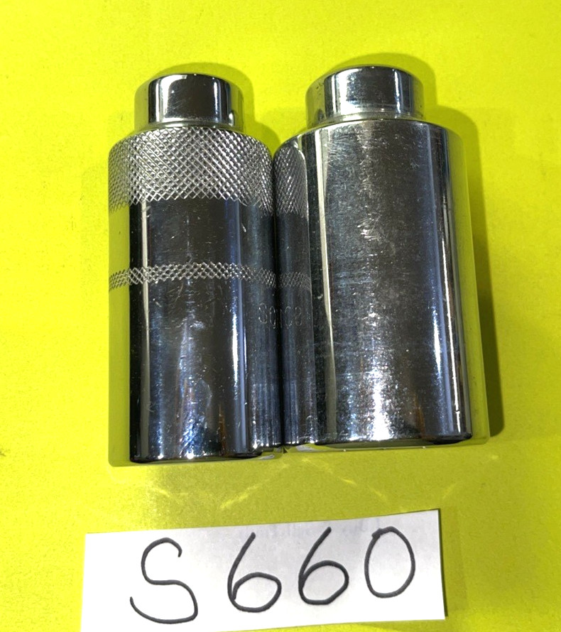 MAC TOOLS 2 PIECE 1/2 DRIVE DEEP METRIC CHROME SOCKETS 27MM & 32MM