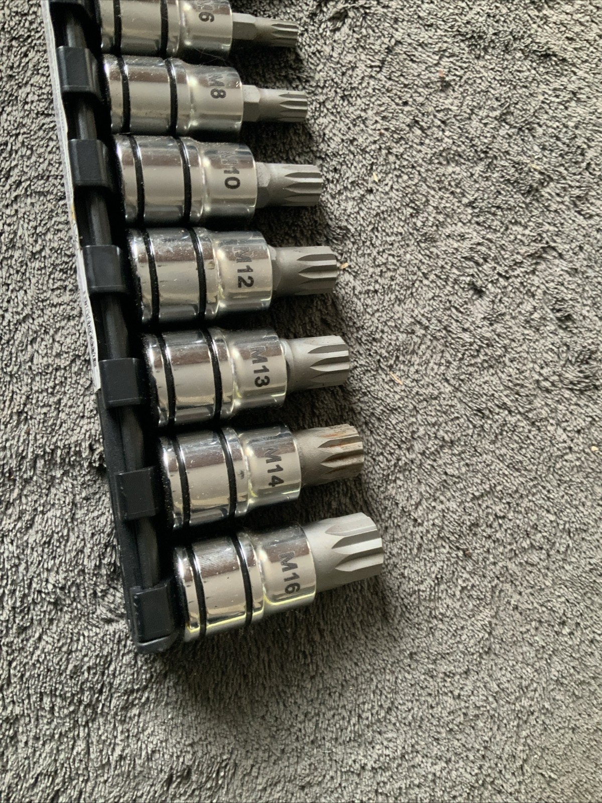 Marco Tools 9pc 3/8” Drive Triple Square Bit Socket Set, Adv….sqm92v