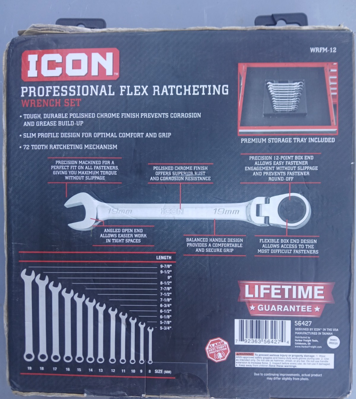 icon professional flex ratcheting wrench set hand tools metric