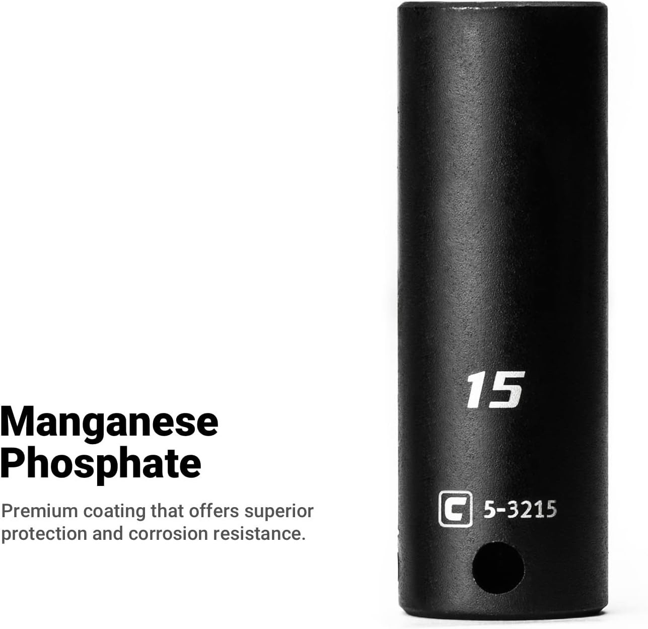 3/8-Inch Drive Deep Impact Socket 22 mm – 6-Point, Corrosion Resistant