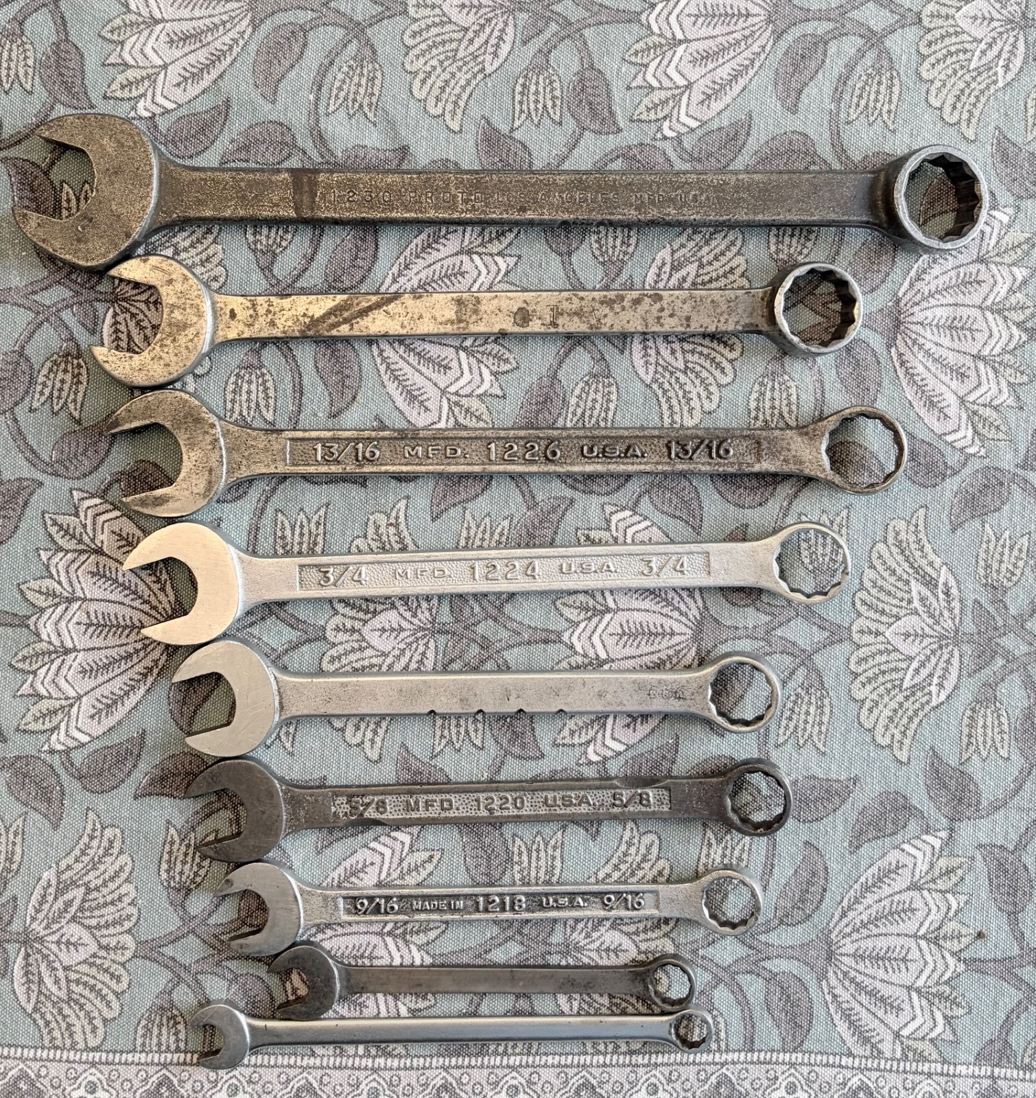 Set PLUMB PLVMB PROTO Combination Wrenches SAE (4 PEBBLE) USA or Los Angeles