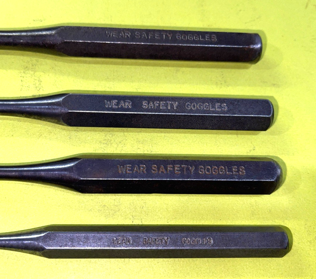 MAC TOOLS 4 PIECE LONG PIN PUNCH 5/32-5/16 SET FREE SHIPPING IN THE US
