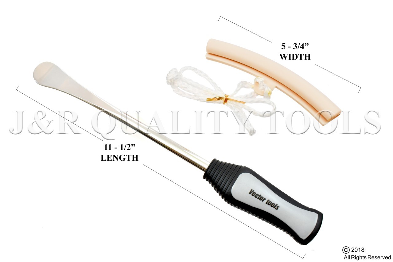 Spoon Motorcycle Tire Iron Irons Changing Rim Protector Tool Combo New With Case