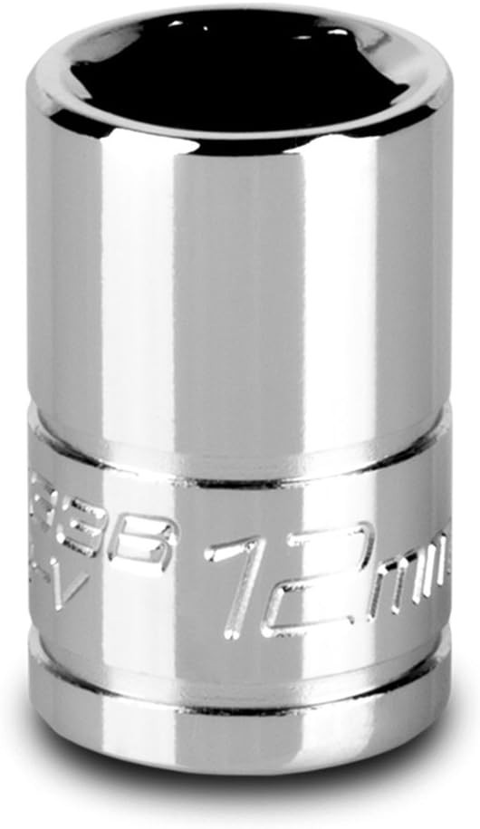 Compact 12mm 3/8-Inch Drive Socket – Perfect for Impact Wrenches and Ratchets