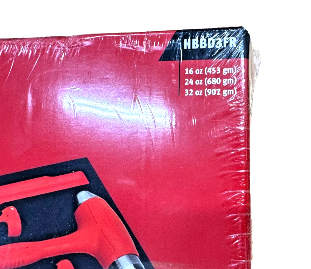 New Snap-on™ 3-pc 16 24 32 oz RED Dead Blow Hammer Foam Set HBBD3FR HBB16 HBBD32
