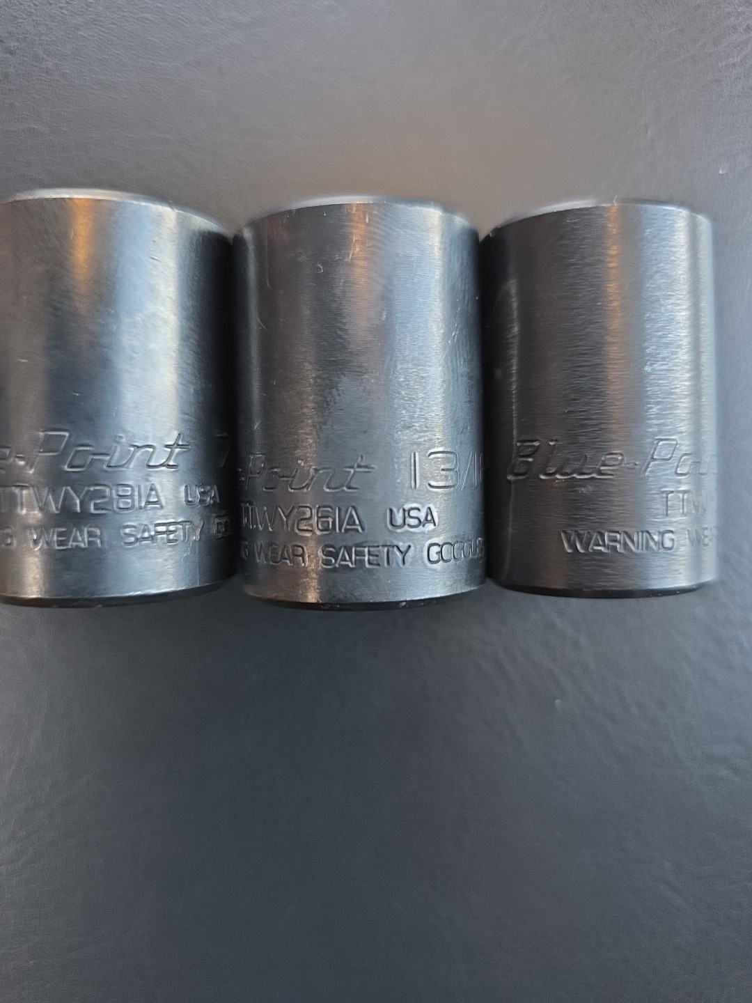 4 x Pcs From Blue-point As Sold by snap On 305TTWYA twist shallow sockets