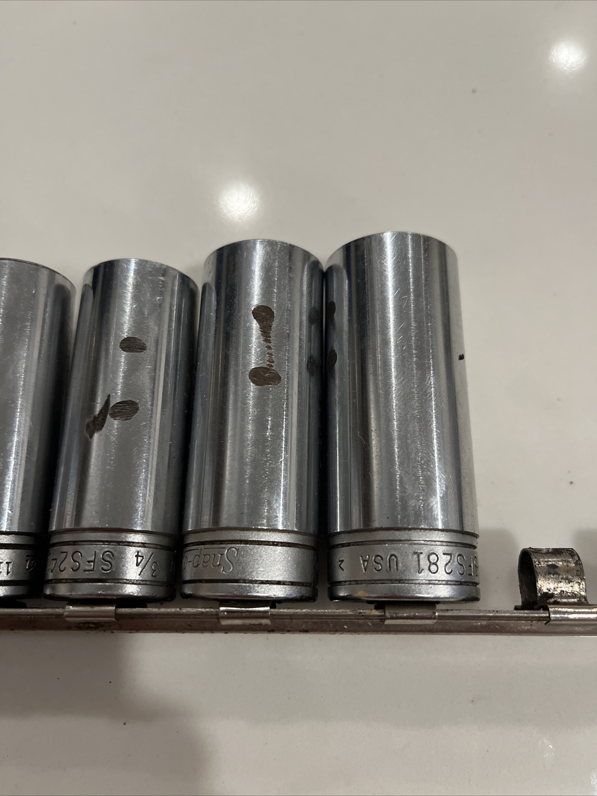 SNAP ON 211SFSY 3/8″ 11 PC SAE6 POINT DEEP SOCKET SET 1/4″ 7/8″ SFS081 TO SFS281