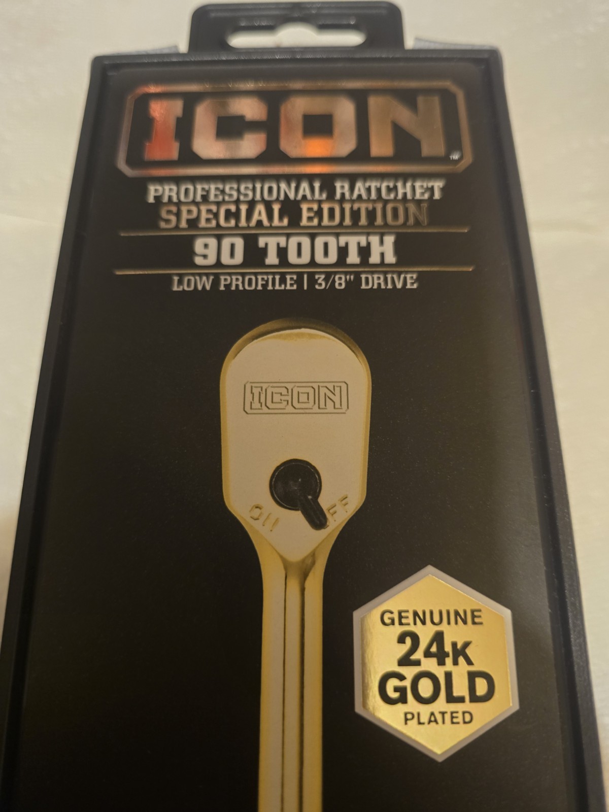 3/8 Ratchet 24kt Gold