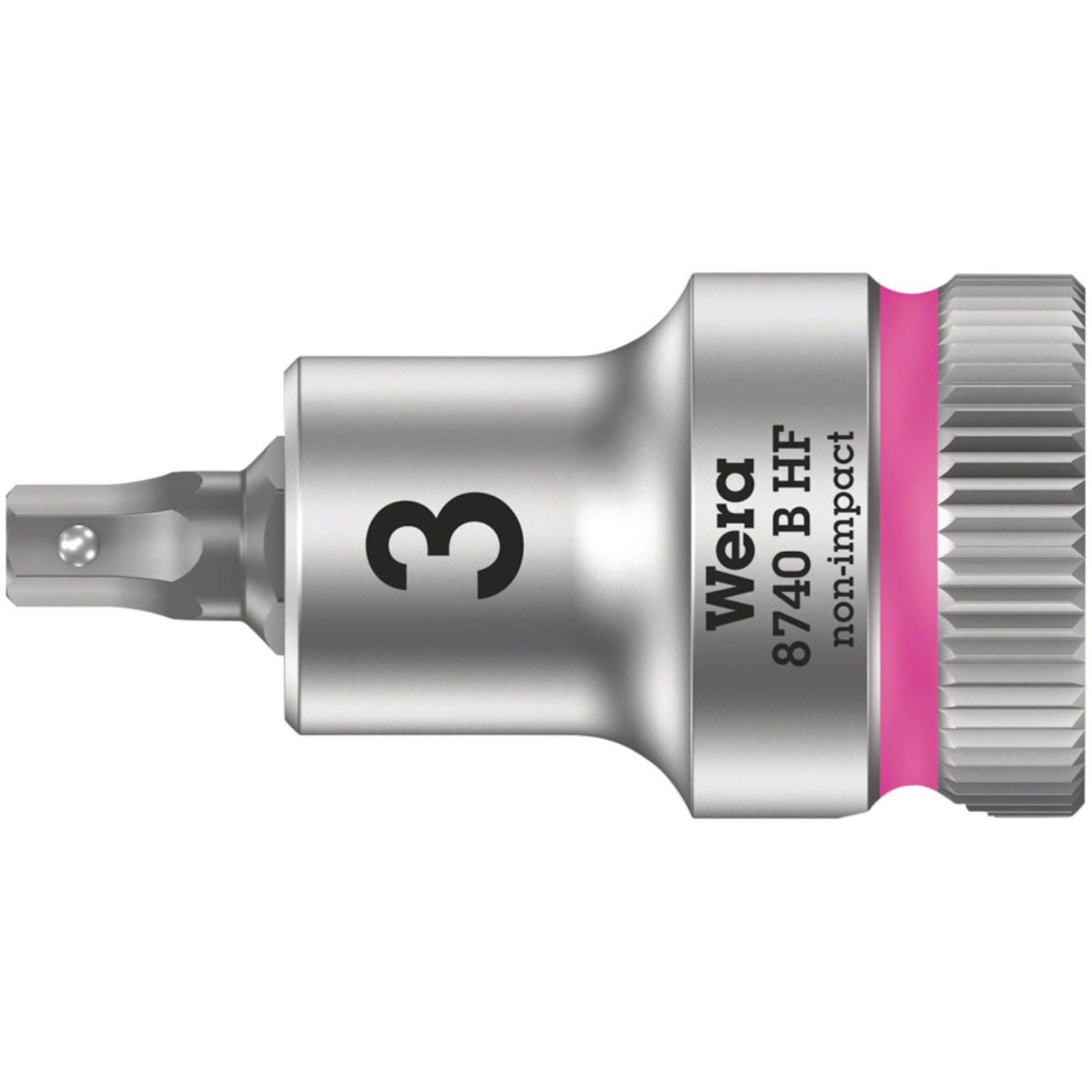 Wera 8740B HF Zyklop 3/8» Drive Hex 3.0 x 35mm with HF 05003030001