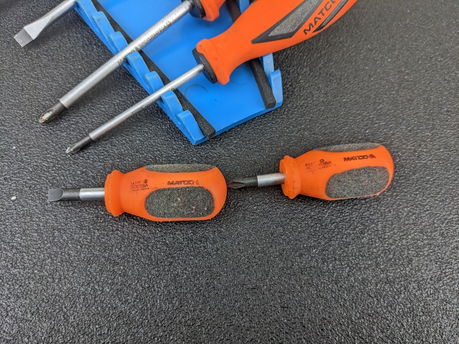#bo056 Matco Tools Germany Orange Top Torque II Premium Screwdriver Set