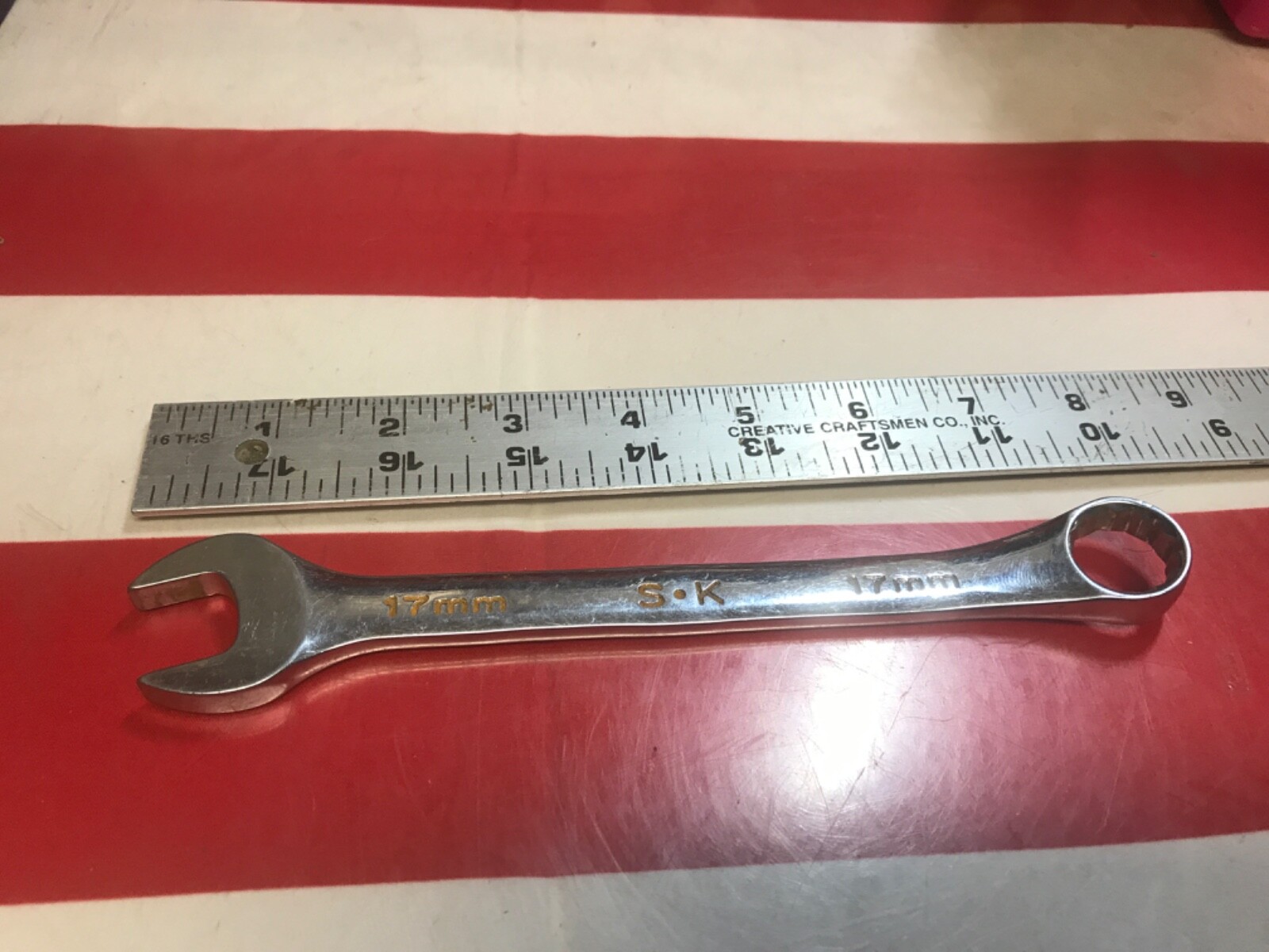 SK tools wrench 17mm 88317 USA 🇺🇸 NICE 👍 1B1B