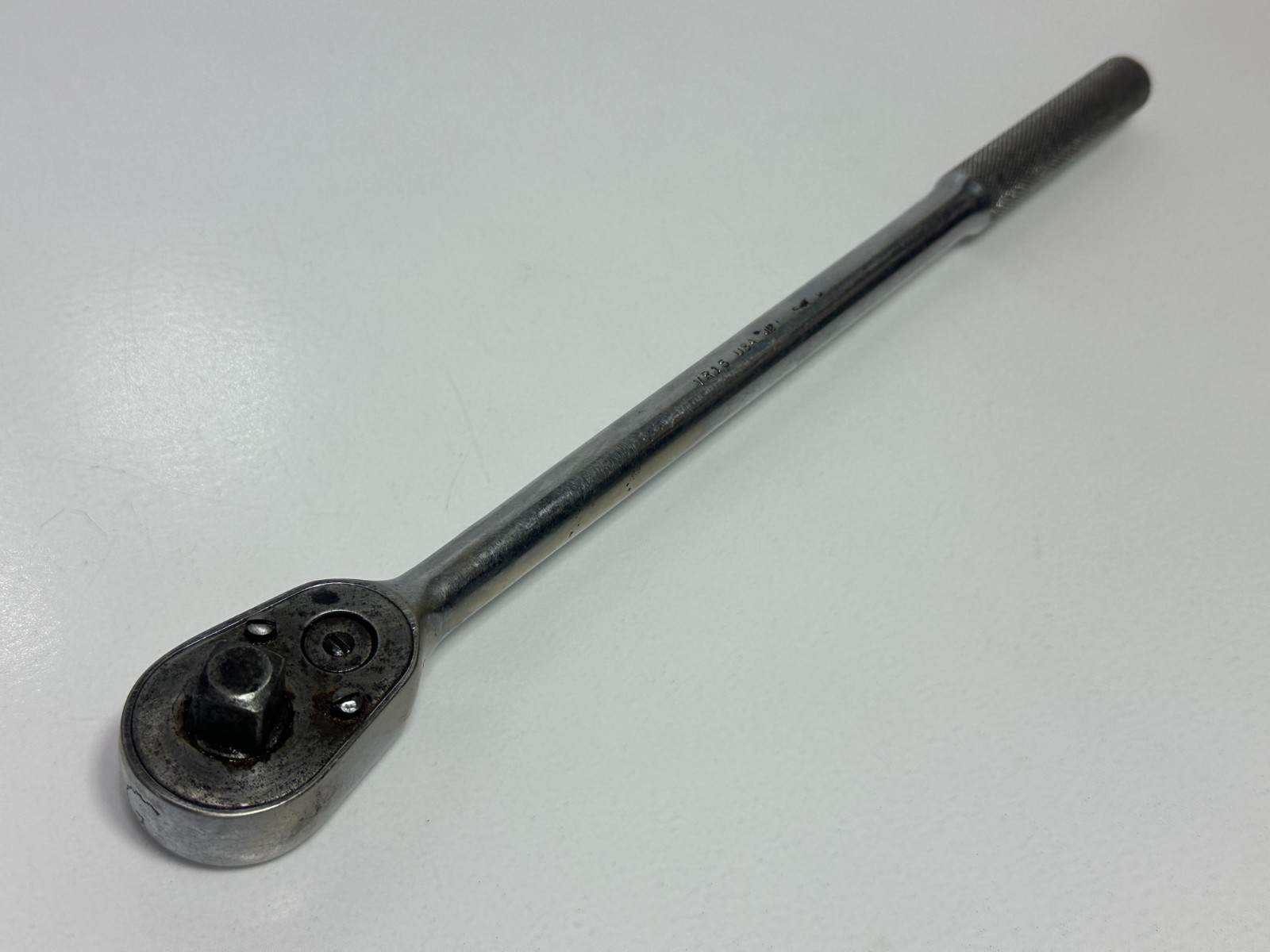 🇺🇸 MAC Tools USA VR15 1/2″ Drive 15″ Long Chrome Knurled Grip Handle Ratchet