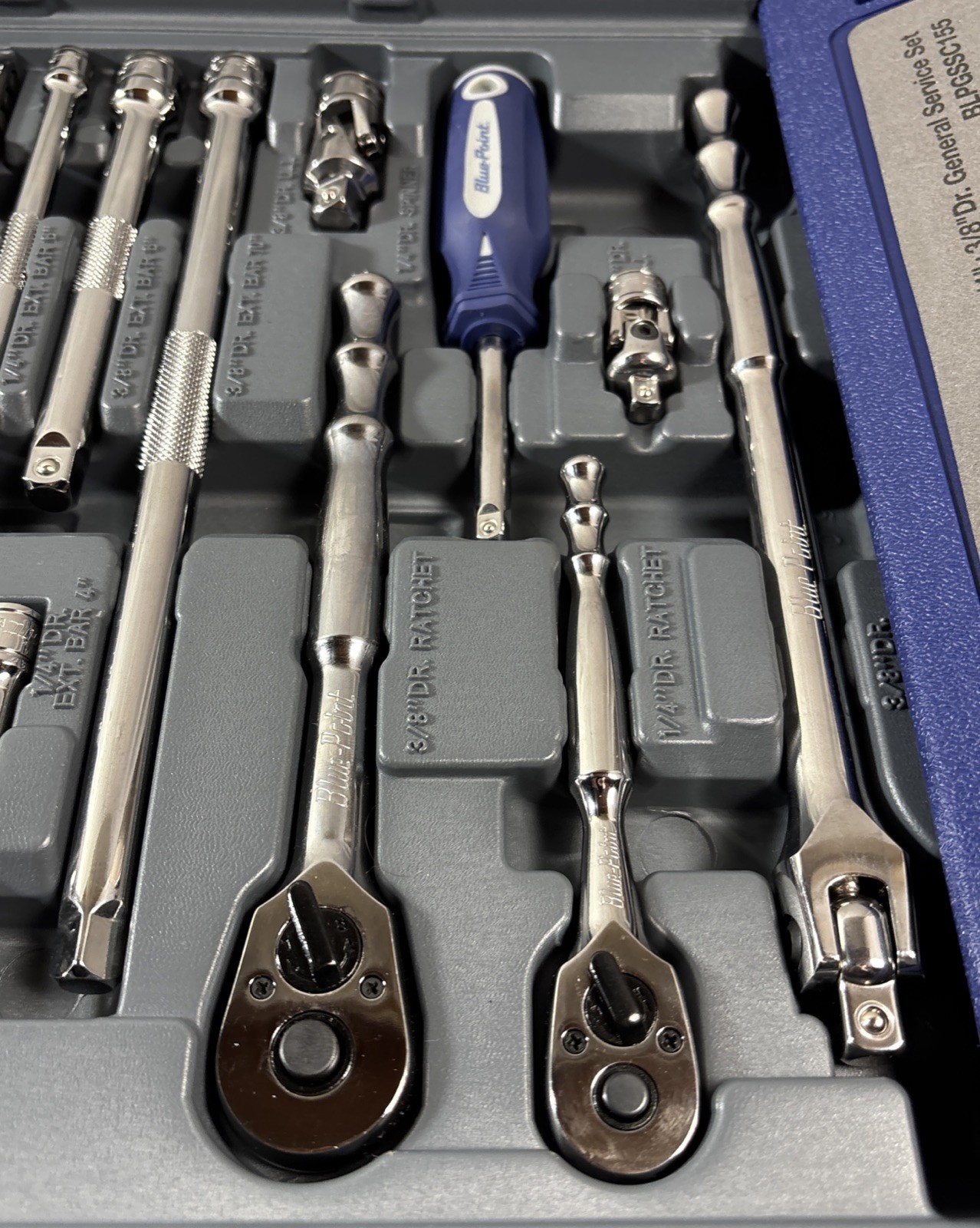 Blue Point BLPGSSC155 155 pc Combination Drive SAE / Metric General Service Set