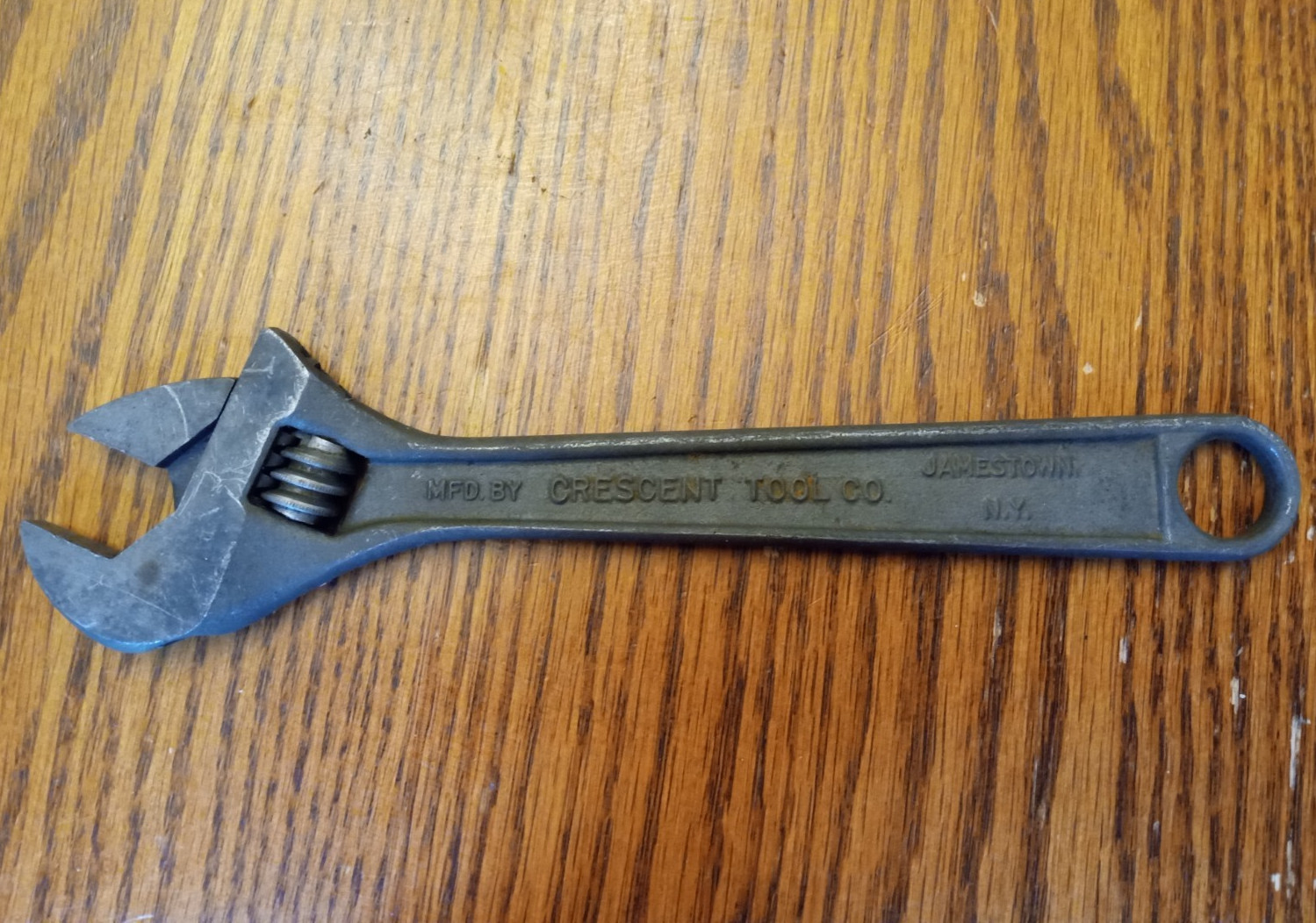 Vintage Crescent 12″ AT112 Adjustable Wrench. Black Oxide Finish. Jamestown, NY
