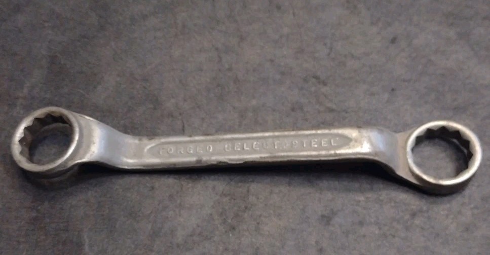 Forged Select Steel Double Ended Box End Wrench Offset 3/4”—25/32” USA Unique 🔧