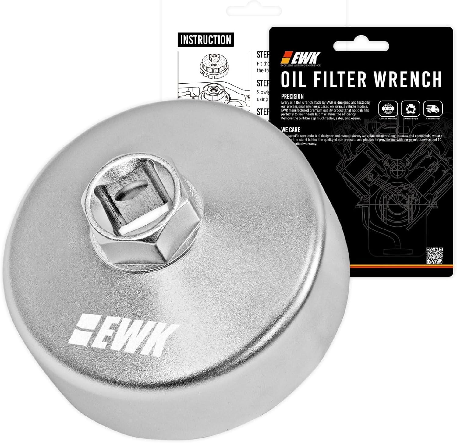 Notch-Less 64mm Oil Filter Wrench – Precision Tool for Hassle-Free Oil Changes