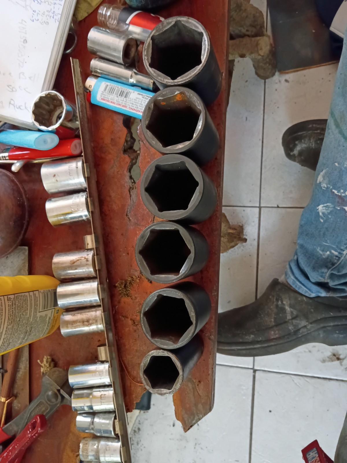 1/2 in Deep Well Impact Sockets Metric 22 30 32 34mm 36mm