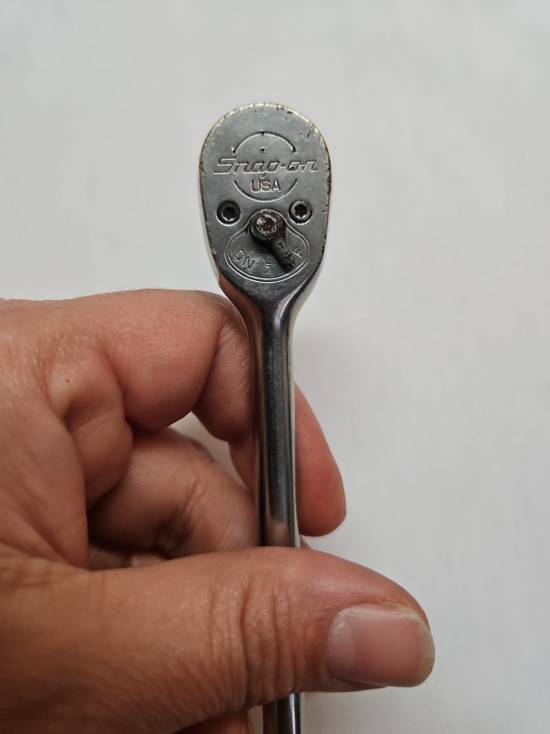 Vintage Snap On Tools TML830 1/4″ Dr 6-1/2in. L Chrome Ratchet